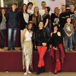 Szöllősi Györgyi és a PTE Táncegyüttes